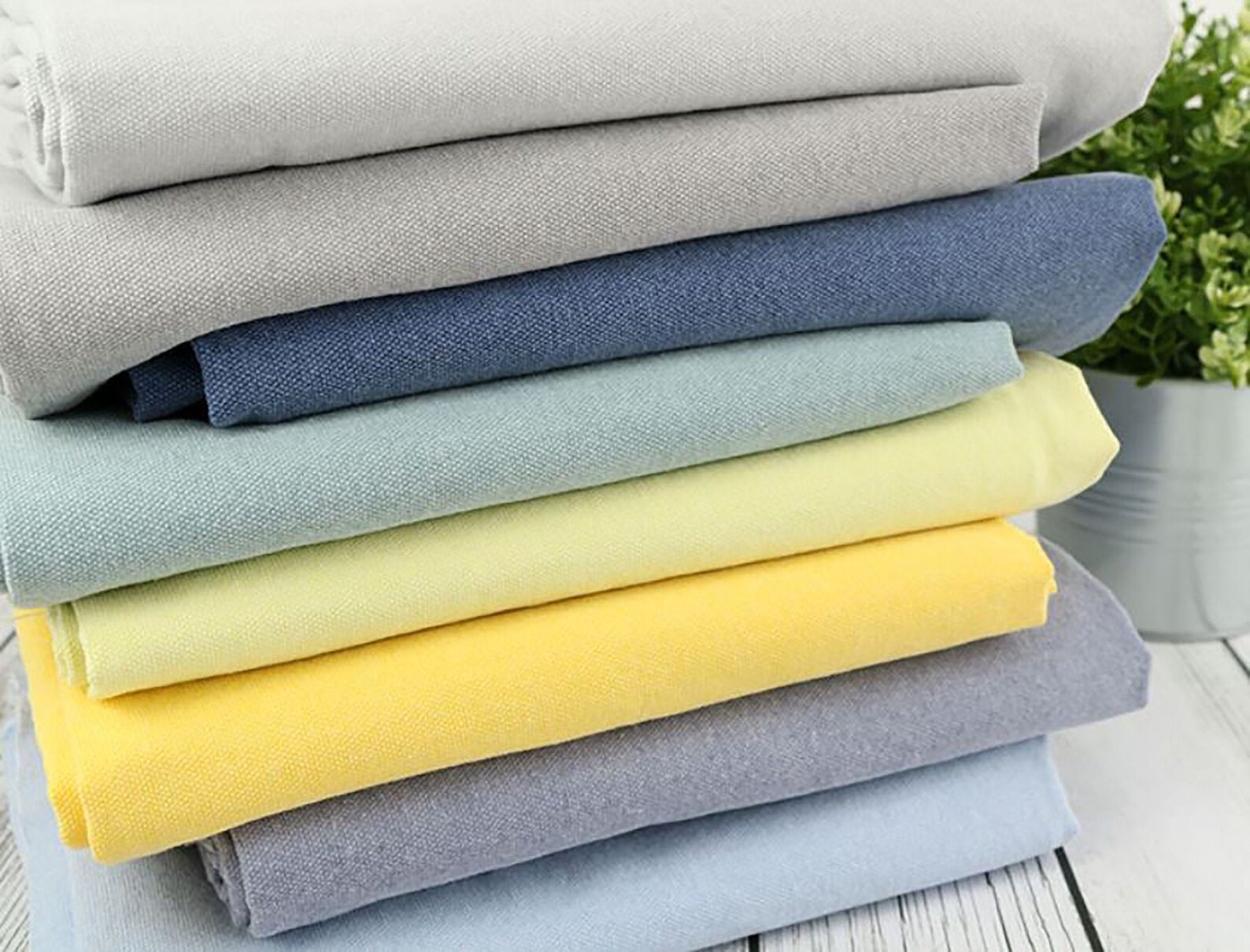 26 Colors Oxford Cotton by the Yard Pigment Dyed Fabric Etsy