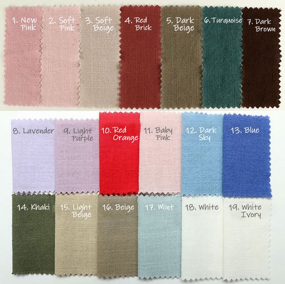 50cmx130cm Solid Color Sand Washing Cotton Linen Cloth Slub Soft Fabric Diy  Dress Clothing Handmade - Fabric - AliExpress
