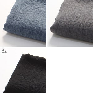 Natural | Washed Cotton Gauze by the yard 11 colors Super Soft Muslin Summer Scarf Fabric Wide Cotton Gauze made in Korea 140cm 55" wide image 4