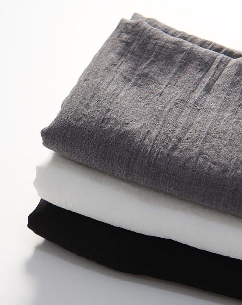 Natural | Washed Cotton Gauze by the yard 11 colors Super Soft Muslin Summer Scarf Fabric Wide Cotton Gauze made in Korea 140cm 55" wide image 8