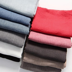 Natural | Washed Cotton Gauze by the yard 11 colors Super Soft Muslin Summer Scarf Fabric Wide Cotton Gauze made in Korea 140cm 55" wide image 9
