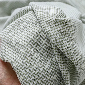 Robins Mini Houndstooth Fabric by the yard 10colors Yarn Dyed Poly Rayon made in Korea Soft Wide Fabric Small Houndstooth Cotton 150cm 59 zdjęcie 4