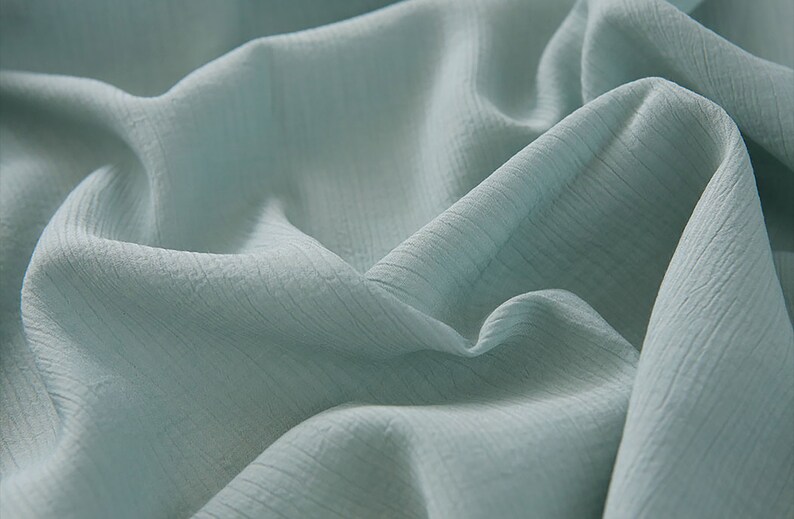 10 Colors Crinkle Rayon Nylon Fabric by the Yard Made in Korea Etsy