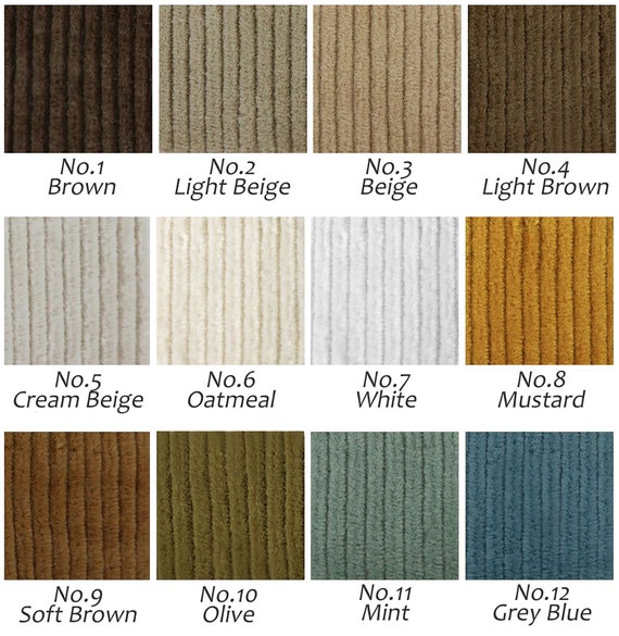 27 colors 8Wale Stretch Corduroy Fabric by the yard Spandex Chair Upholstery Fabric Sofa Fabric Korean Fabric Heavy Cotton 147cm 58"wide