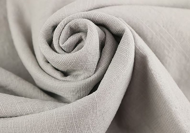 15 colors Cotton Slub Fabric by the yard Washer finished Soft Etsy