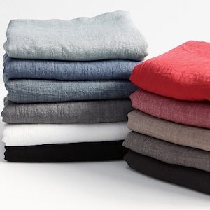 Natural | Washed Cotton Gauze by the yard 11 colors Super Soft Muslin Summer Scarf Fabric Wide Cotton Gauze made in Korea 140cm 55" wide image 1