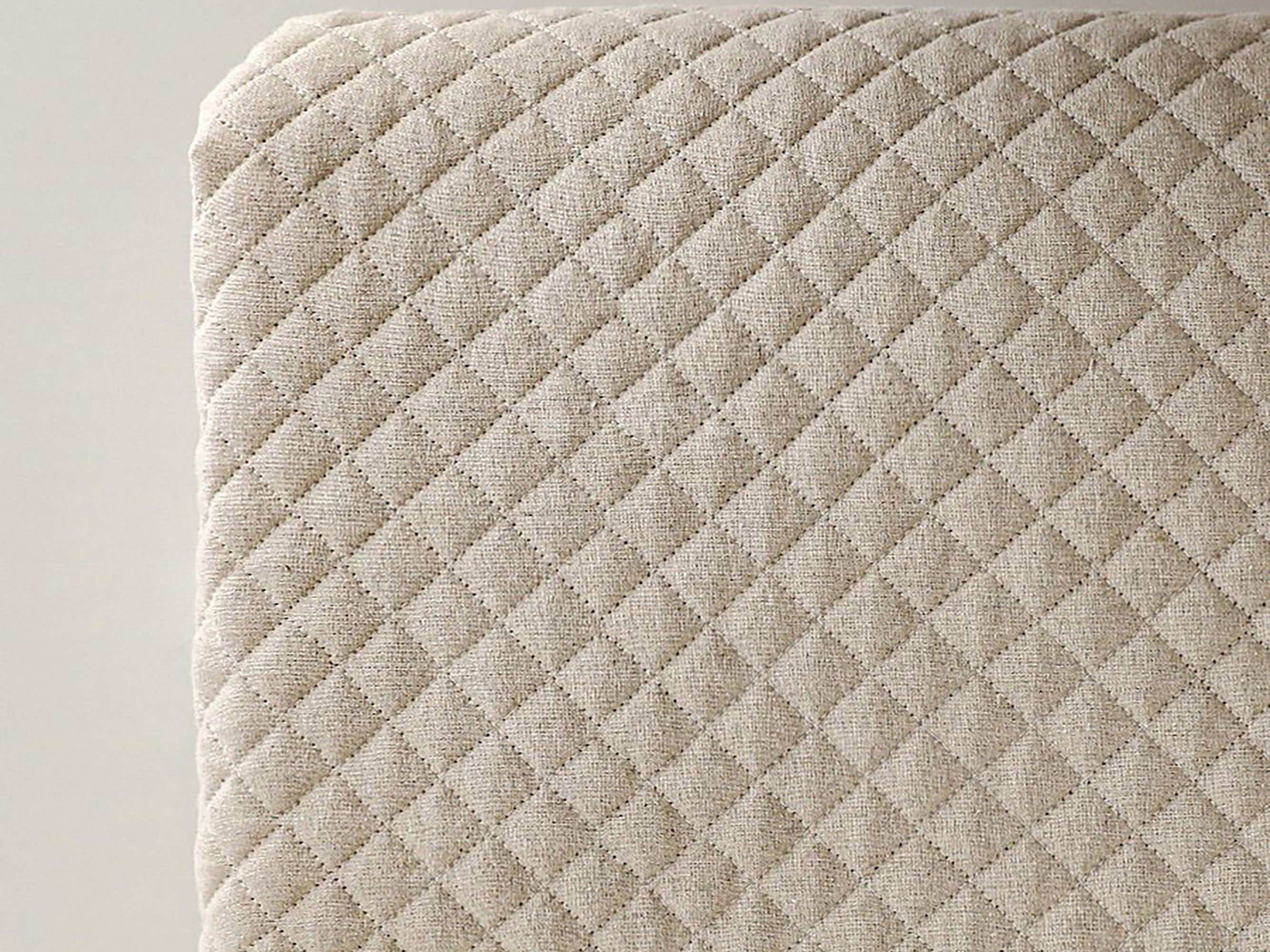 10 yards of Diamond Quilted Cotton Linen by the yard made in Korea Soft Quilted Cotton Linen Fabric 110cm 44"wide  * 900cm