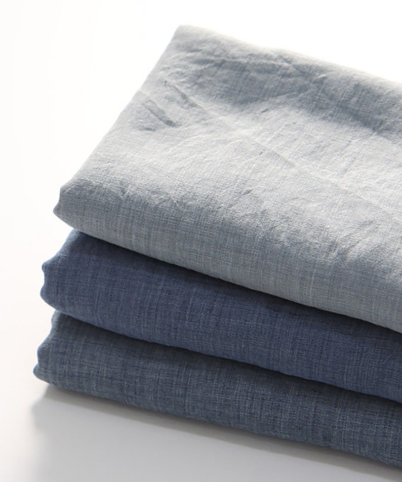 Natural | Washed Cotton Gauze by the yard 11 colors Super Soft Muslin Summer Scarf Fabric Wide Cotton Gauze made in Korea 140cm 55" wide image 7