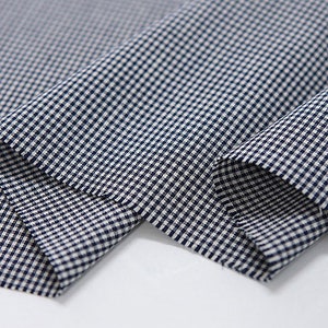 Carreaux vichy 2 mm Coton par cour 7 couleurs fabriquées en Corée Fils teints Coton Premium Robe douce Pyjama Tablier Nappes 110cm 44 de large image 6