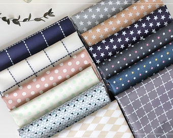 A_12 designs Water Resistant Polyester Taffeta by the yard Laminated Fabric Raincoat Tablecloths Picnic Mat made in Korea 150cm 59"wide