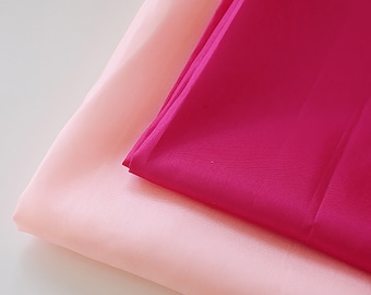 Mount | Korean Silk by the yard 56 colors made in Korea Polyester Solid Hanbok Fabric for Korean Traditional Costume 110cm 44" wide