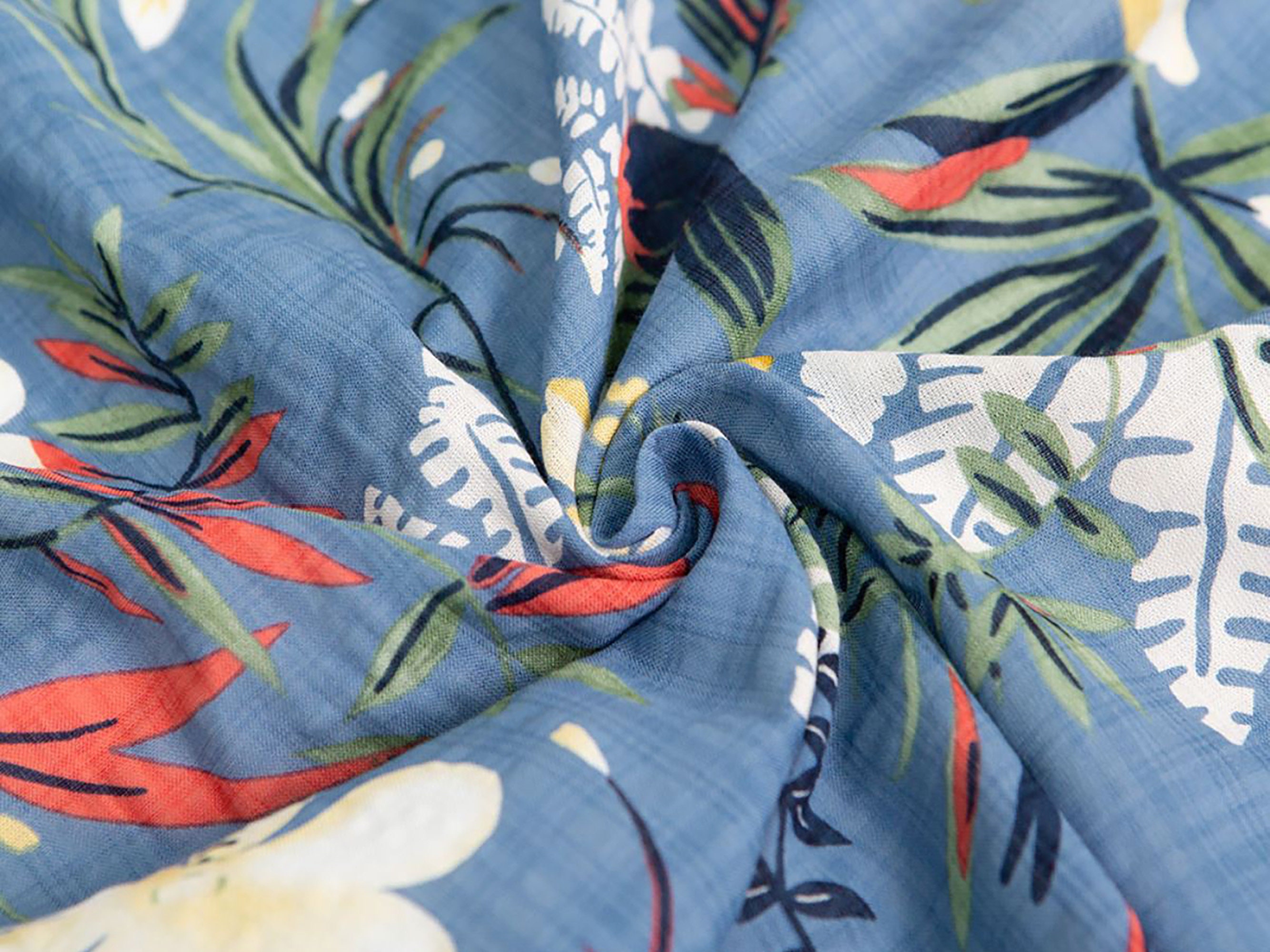 Waikiki Cotton Rayon Fabric by the Yard 3 Colors Made in Etsy