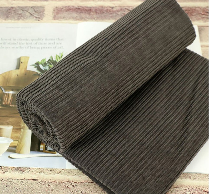 26 colors 8W Mixed Wale Corduroy Fabric by the yard Soft cotton made in Korea 147cm wide