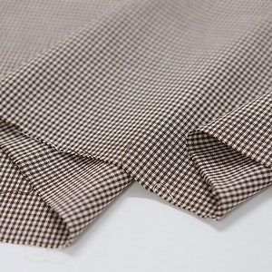 Carreaux vichy 2 mm Coton par cour 7 couleurs fabriquées en Corée Fils teints Coton Premium Robe douce Pyjama Tablier Nappes 110cm 44 de large image 3