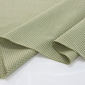 Carreaux vichy 2 mm Coton par cour 7 couleurs fabriquées en Corée Fils teints Coton Premium Robe douce Pyjama Tablier Nappes 110cm 44 de large image 9