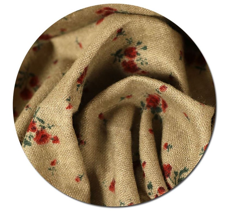 Winter Flower 20s Brushed Cotton Rayon Fabric by the yard 4 colors made in Korea 147cm
