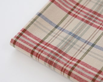 Oasis Check - Washed Cotton by the yard made in Korea Yarn Dyed Cotton 110cm wide