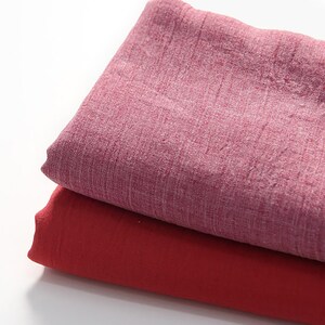 Natural | Washed Cotton Gauze by the yard 11 colors Super Soft Muslin Summer Scarf Fabric Wide Cotton Gauze made in Korea 140cm 55" wide image 5