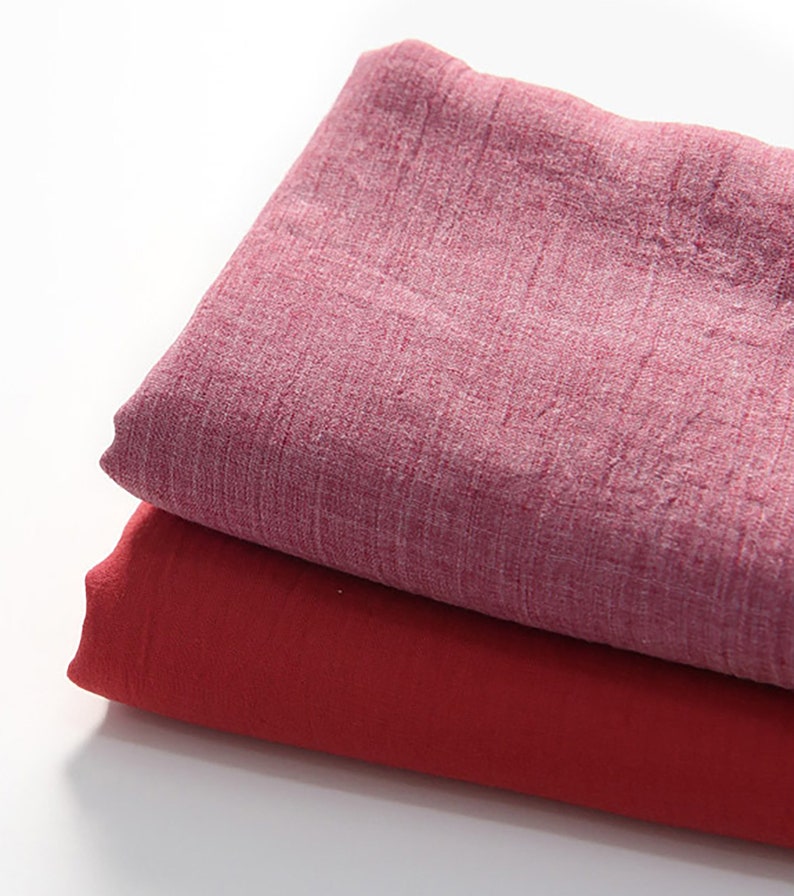 Natural | Washed Cotton Gauze by the yard 11 colors Super Soft Muslin Summer Scarf Fabric Wide Cotton Gauze made in Korea 140cm 55" wide image 5