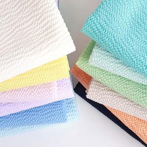 Soirée | Cotton Seersucker by the yard 12 colors made in Korea High Density Cotton Summer Blanket Bedding Dress Kids Apparel 135cm 53&quot; wide