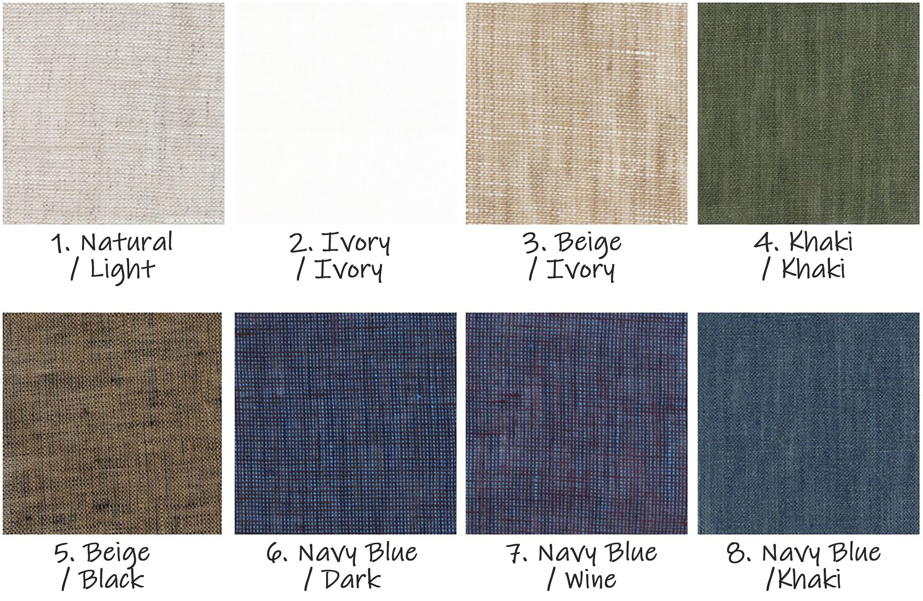 15 Colors Chambray Linen Fabric by the yard Linen 100 made in Etsy