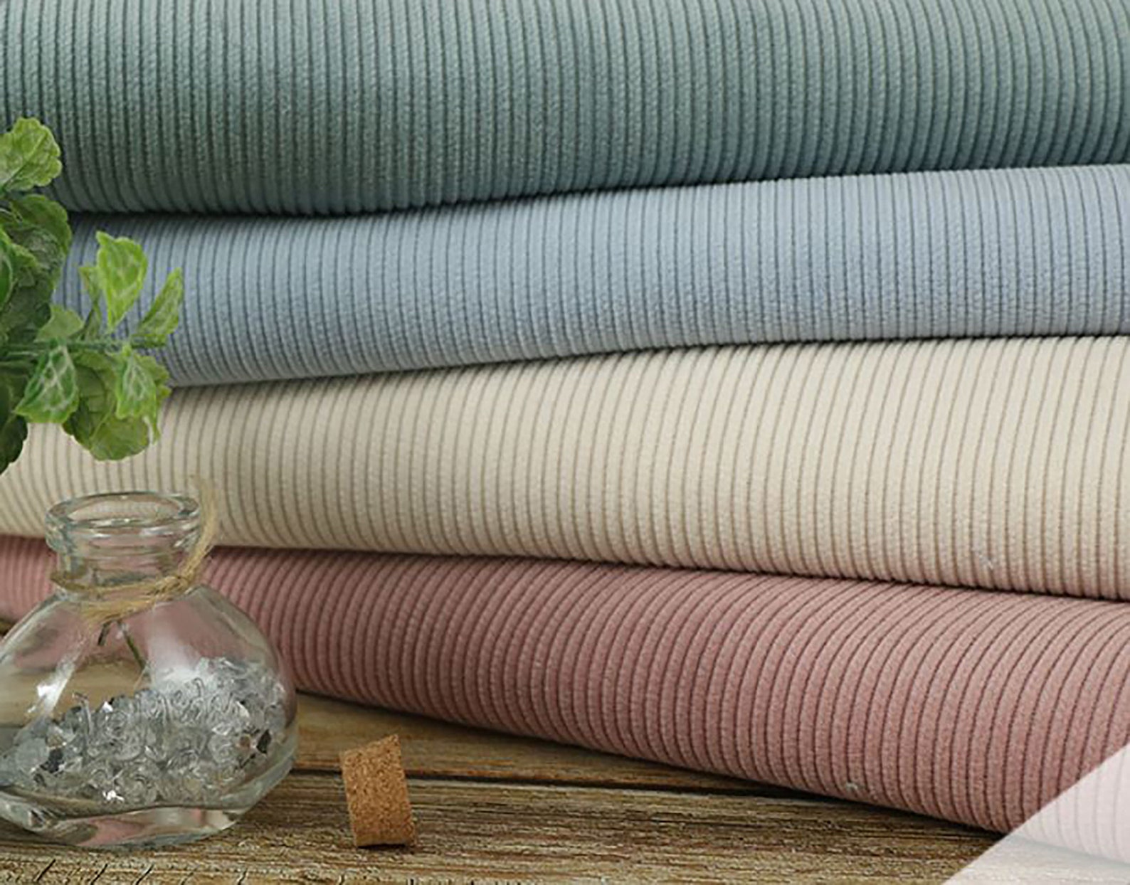27 colors 8W Corduroy Fabric by the yard Soft cotton made in | Etsy