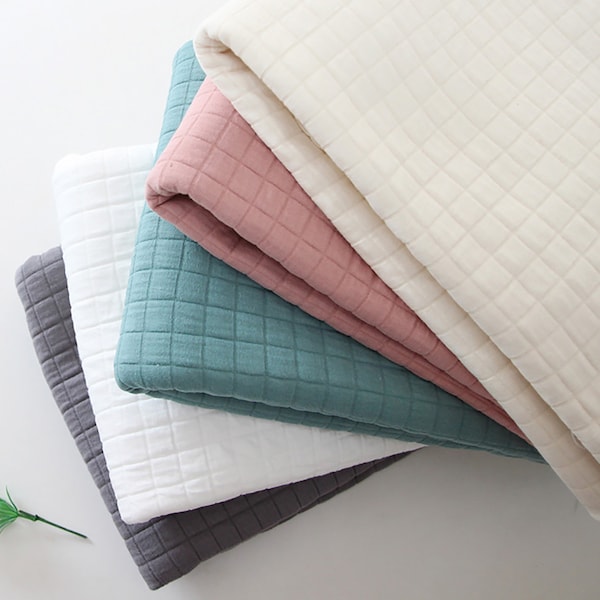 Quadratische | Gesteppter Baumwollstrick 5 Farben made in Korea Baumwolle Strick Baby Bettwäsche Winter breit Baumwolle Strick Home Textiles 150cm 159"breit