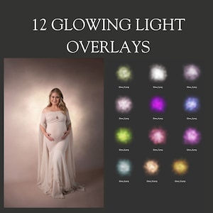 Glowing Light Overlays, Photoshop Overlay, Maternity Overlay, Maternity digital backdrop, Pretty Maternity Overlay, Neon Light Overlay