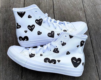 custom comme des garcons converse