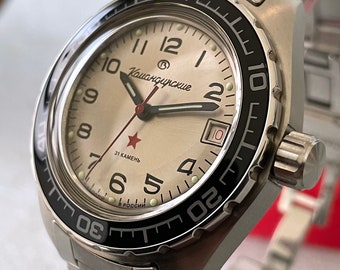 Vostok Komandirskie Automatic Watch 020708-22