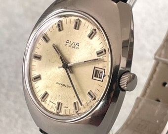 AVIA 36 mm horloge Handmatig opwinden