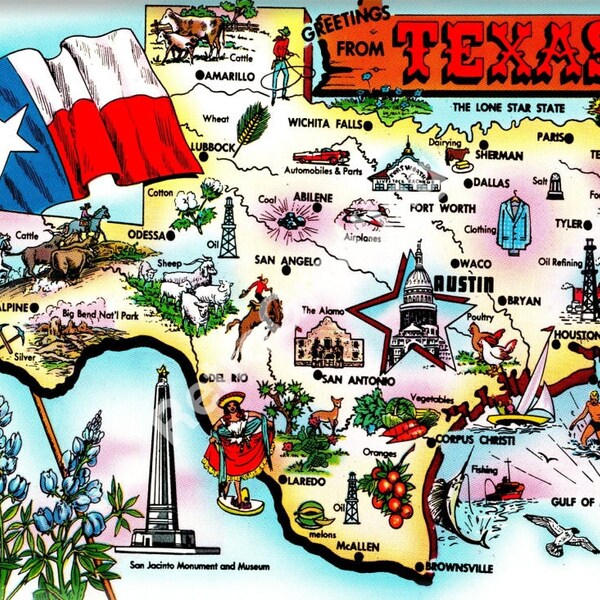Greetings From Austin Texas Vintage Style Refrigerator Magnet – 2 X 3 Inch (Made In USA)