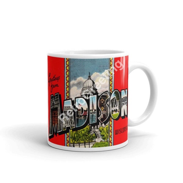 Wisconsin Coffee Mug Etsy