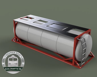 Tanktainer 23 feet / Garden Railway / 3D printing