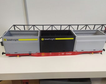 Woodtainer / Container comparable to Innofreight for G Gauge / G Scale / 3D Printing