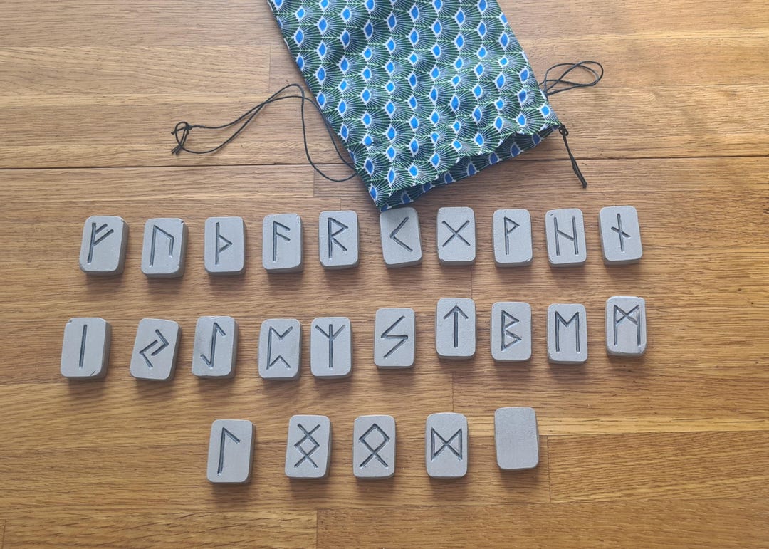 Handmade Runescape Runes Runes Made Entirely by Hand, Beige and Anthracite. - Etsy