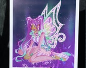 Minu Fairy of Gemstones - PRINT