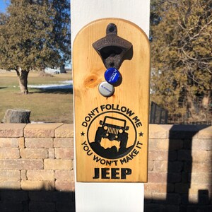 JEEP Magnetic Bottle Opener.  FREE SHIPPING !!