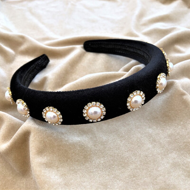 EMBELLISHED HARD HEADBAND IF THESE WALLS COULD TALK main image 1
