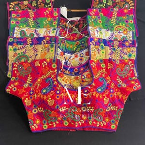 Reradymade Saree Blouse, Designer Thread Embroidered Blouse Choli,Wedding Party Stitched Blouse, Navratri Festive Readymade Choli for Diwali
