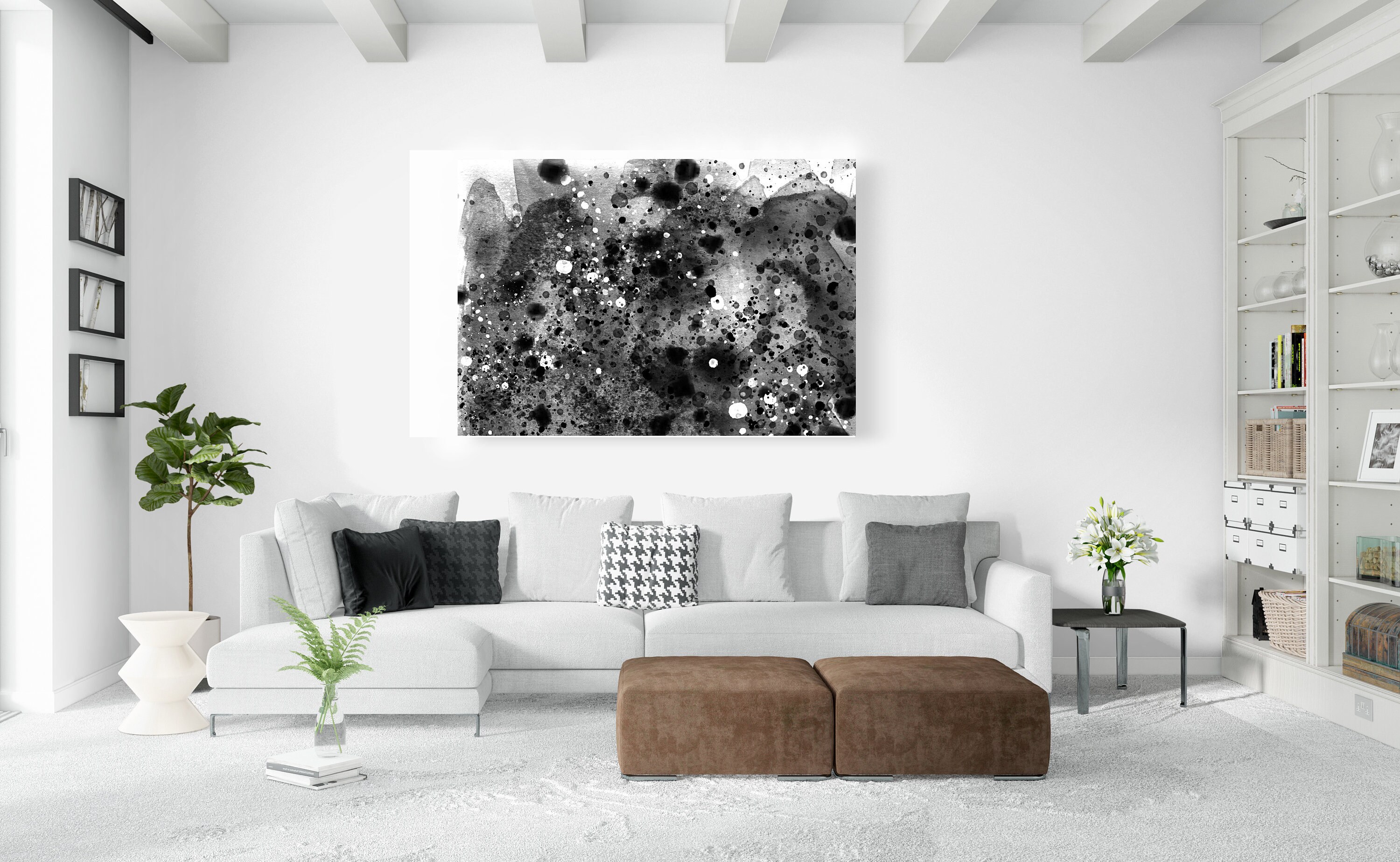 Wall Art Abstract PaintingHome decor wall decorLiving Etsy
