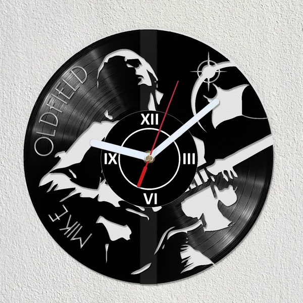 Mike Oldfield Vinyl Record Wall Clock Gift Idea Art Decorate Home