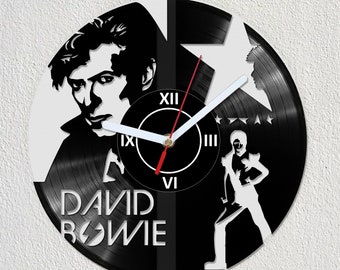 David Bowie Disco de vinilo Reloj de pared Regalo Idea De arte Decorar el hogar