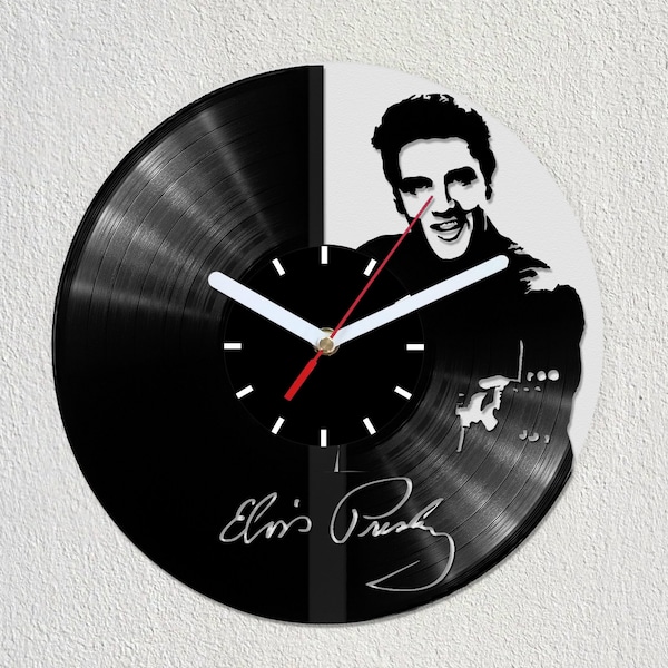Elvis Clock Etsy