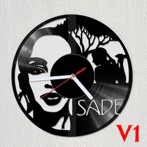 Sade Adu Vinyl Record Wall Clock Gift Idea Art Decorate Home