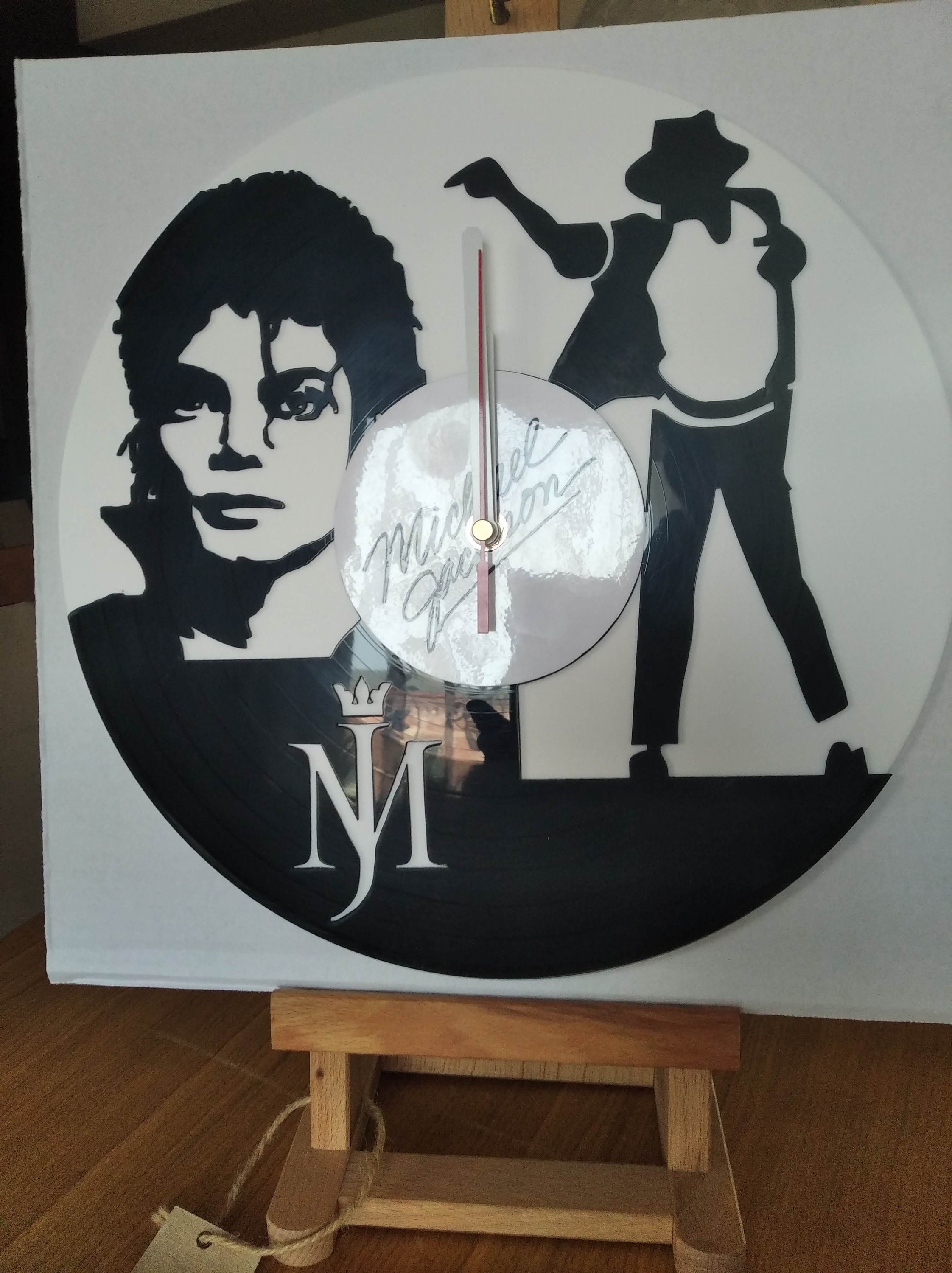 Michael Jackson_Exclusive wall clock made of vinyl record_GIFT we make