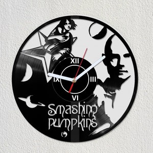 Smashing Kürbisse Vinyl Schallplatte Wanduhr Geschenkidee Kunst Dekorieren Home