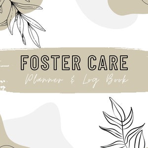 Foster Care Binder Printable *neutral* - Etsy