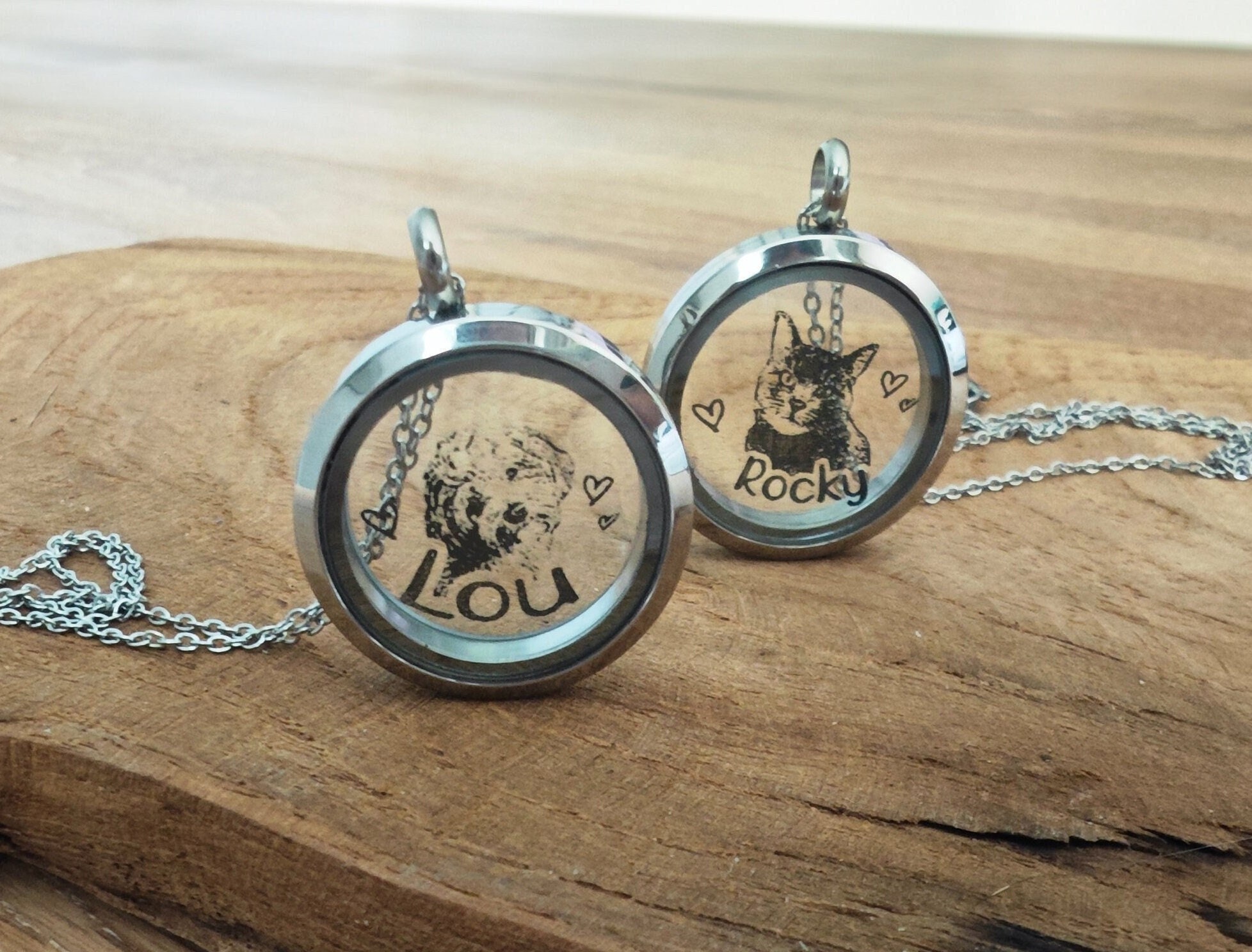 MYGLOAR Halskette Mädchen & Hund - 925 Sterling Silber Umarmungs-Anhänger Geschenk Für Tierliebhaber
