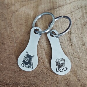 Winkelwagenoplosser huisdiersleutelhanger * praktisch cadeau voor hondenbezitters, kattenliefhebbers, paardenliefhebbers * roestvrij